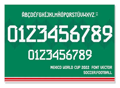 tipografia seleccion mexicana 2022